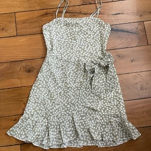 Princess Polly Caesura Mini Dress Green | Size 2